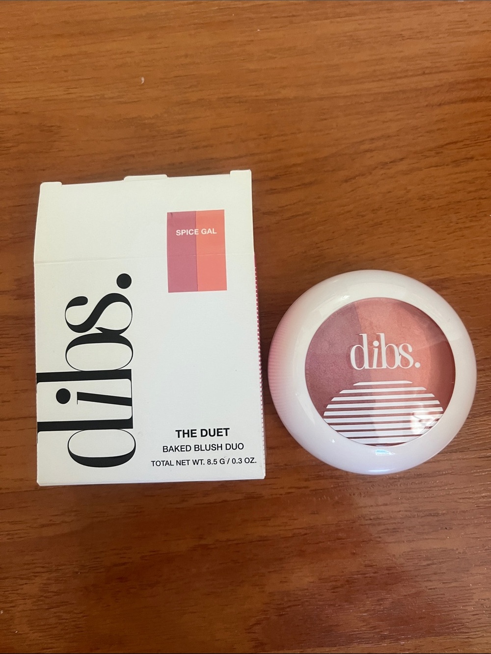 DIBS The Duet Baked Blush Duo in Spice Gal